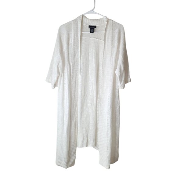 Lane Bryant Plus Size Open Front Short Sleeve Cardigan - Picture 1 of 7